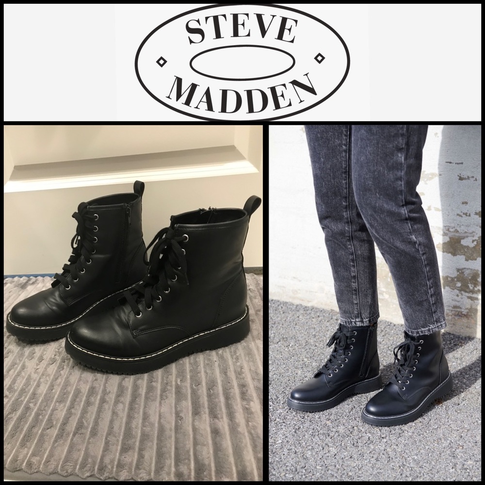 MADDEN- Kurrt Combat Boots..Like New.. Too big for me.
